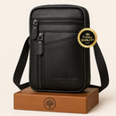 Bolsa Transversal Artesanal Couro Legítimo Unbu